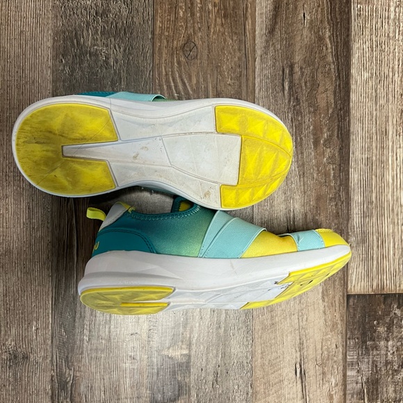 KAKADU Turquoise Yellow Light Sneakers 33 2 - Picture 4 of 5